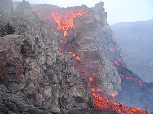 Lavastrom auf dem Ätna