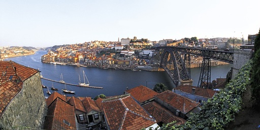 Porto mit Brücke Dom Luis 