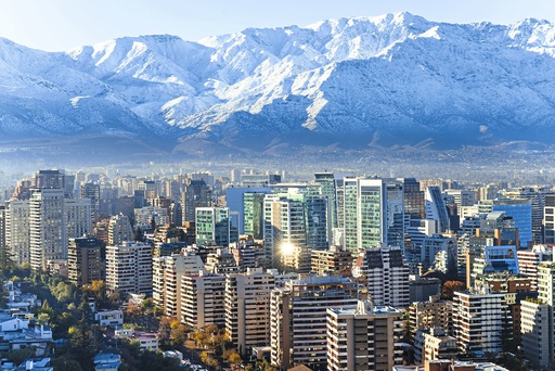 Blick über Santiago de Chile