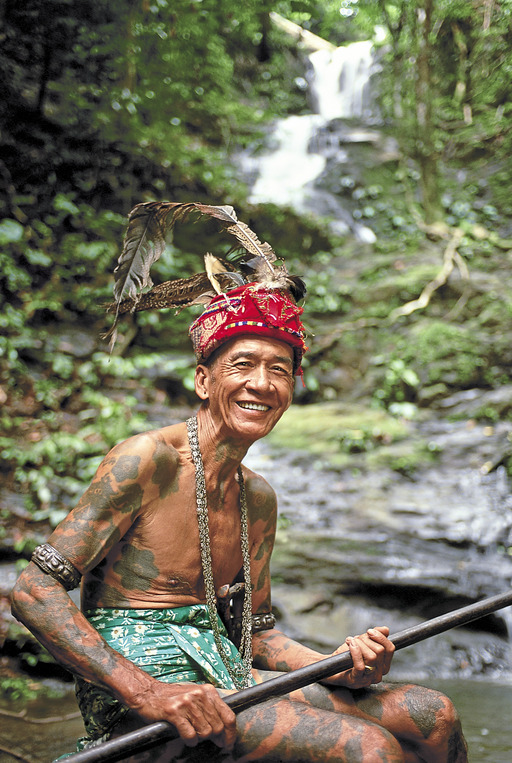 Asien Malaysia Borneo Orang Asli Mensch