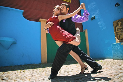 Tangotänzer in Buenos Aires