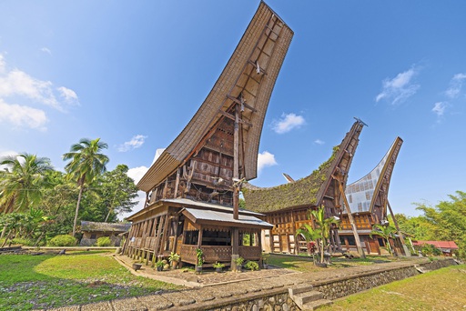 Asien Indonesien Sulawesi Tongkonan Haus