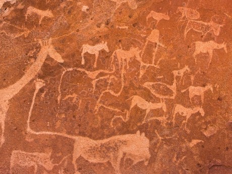 Namibia_Damaraland_Twyfelfontein_Felszei