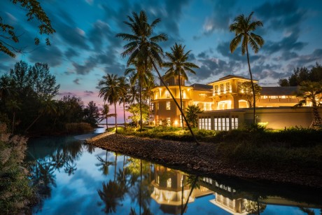 Eingang, Devasom Beach Resort
