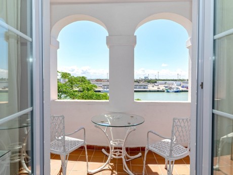 Aussicht vom Balkon des Soho Puerto