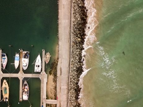 Aerial view of Apollo Bay
