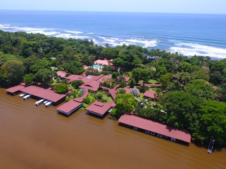 Mawamba Lodge aerial