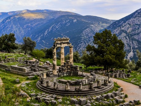 Greece - Delphi -Sanctuary of Athena