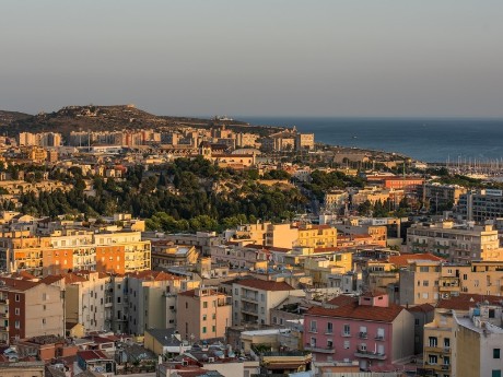 Aussicht auf Cagliari
