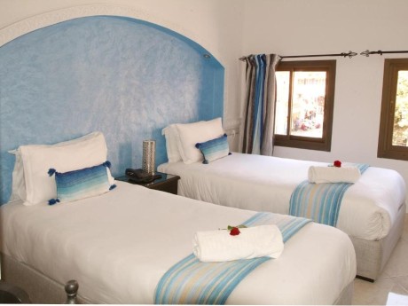 Chefchaouen, Hotel Parador, twinroom