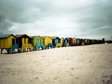 Wood house beach in Cape town