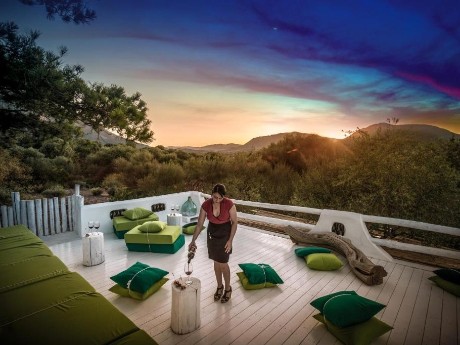 Su Gologone Hotel, Sonnenterrasse