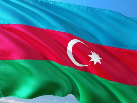 Azerbaijan Flag