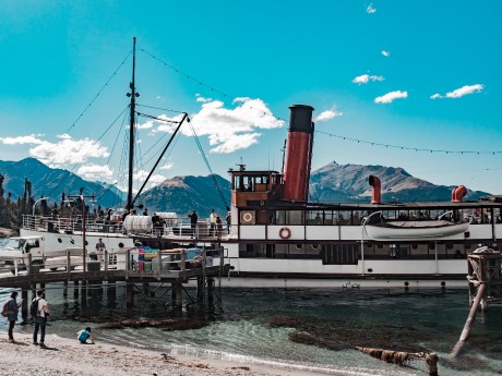 Boats in Queenstown