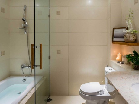 Badezimmerbeispiel des Sen Viet Hotel