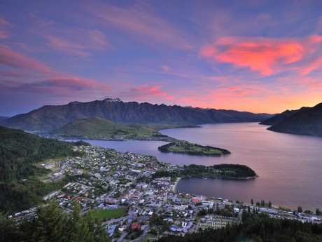 Neuseeland_Südinsel_Queenstown_Blick von
