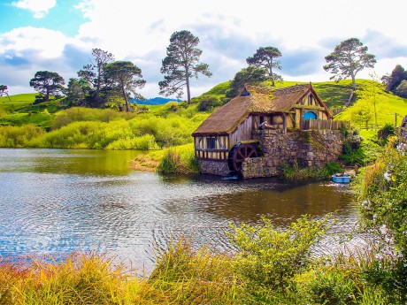 Neuseeland_Nordinsel_Hobbiton_Wassermühl