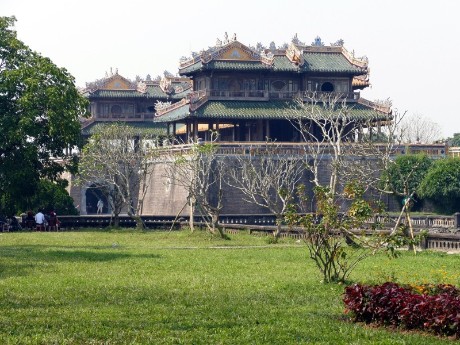 In der Altstadt von Hue, Vietnam