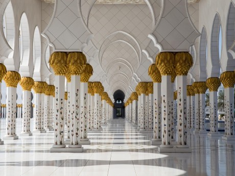 Inside Sheikh Zayed Moschee, Abu Dhabi