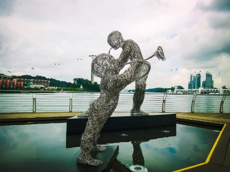 Drahtskulptur, Sentosa