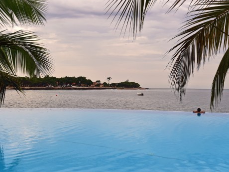 Pool & Meerblick, Pestana Sao Tome