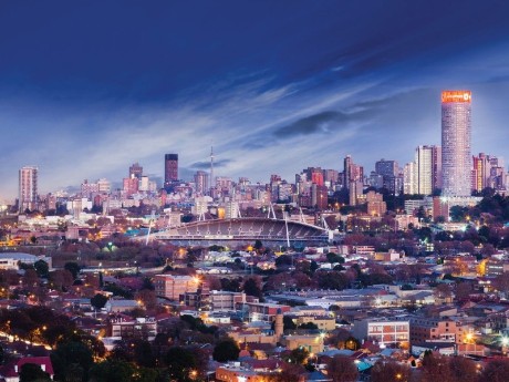 Johannesburg bei Nacht