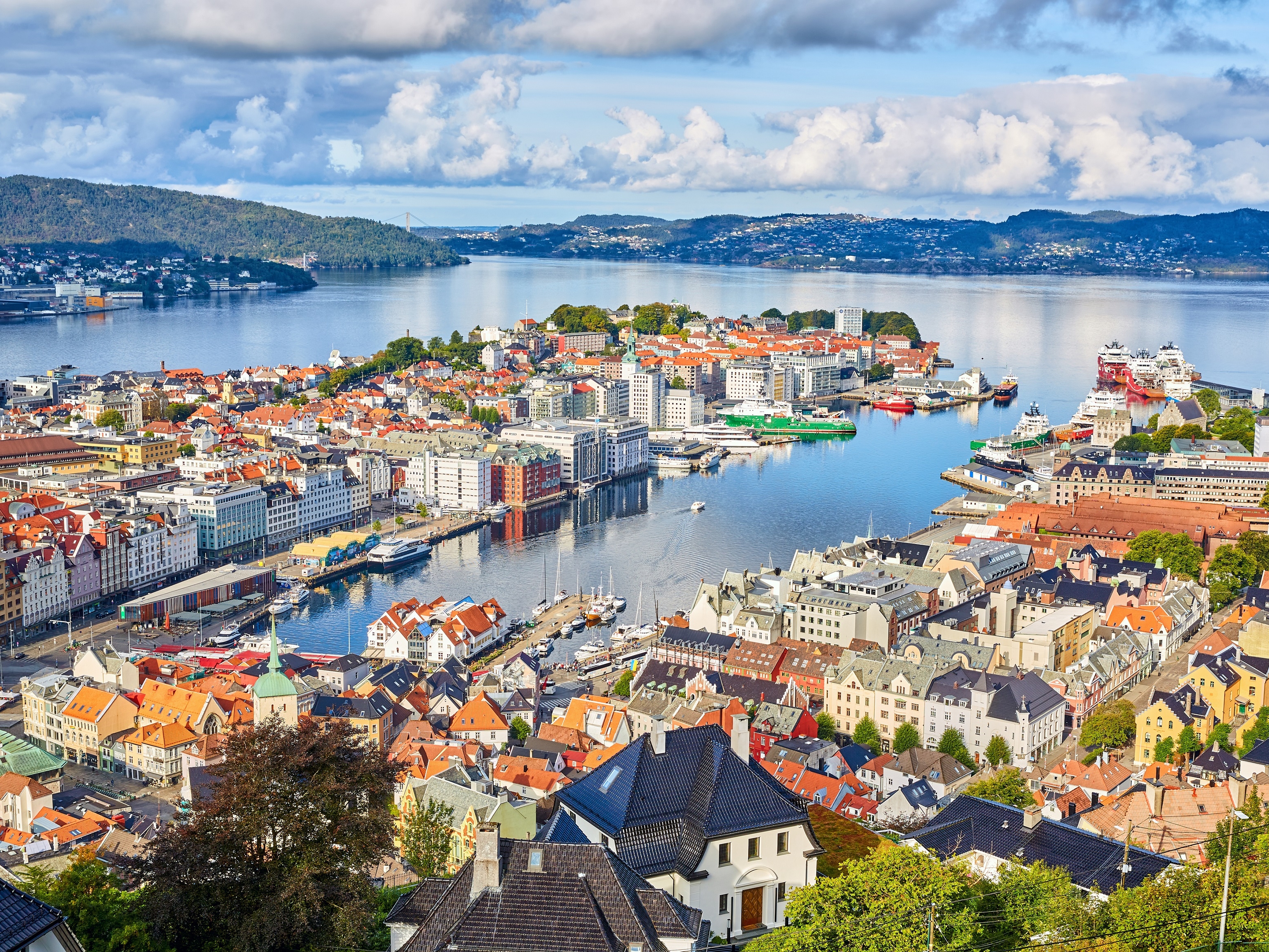 Bergen Drohnenbild