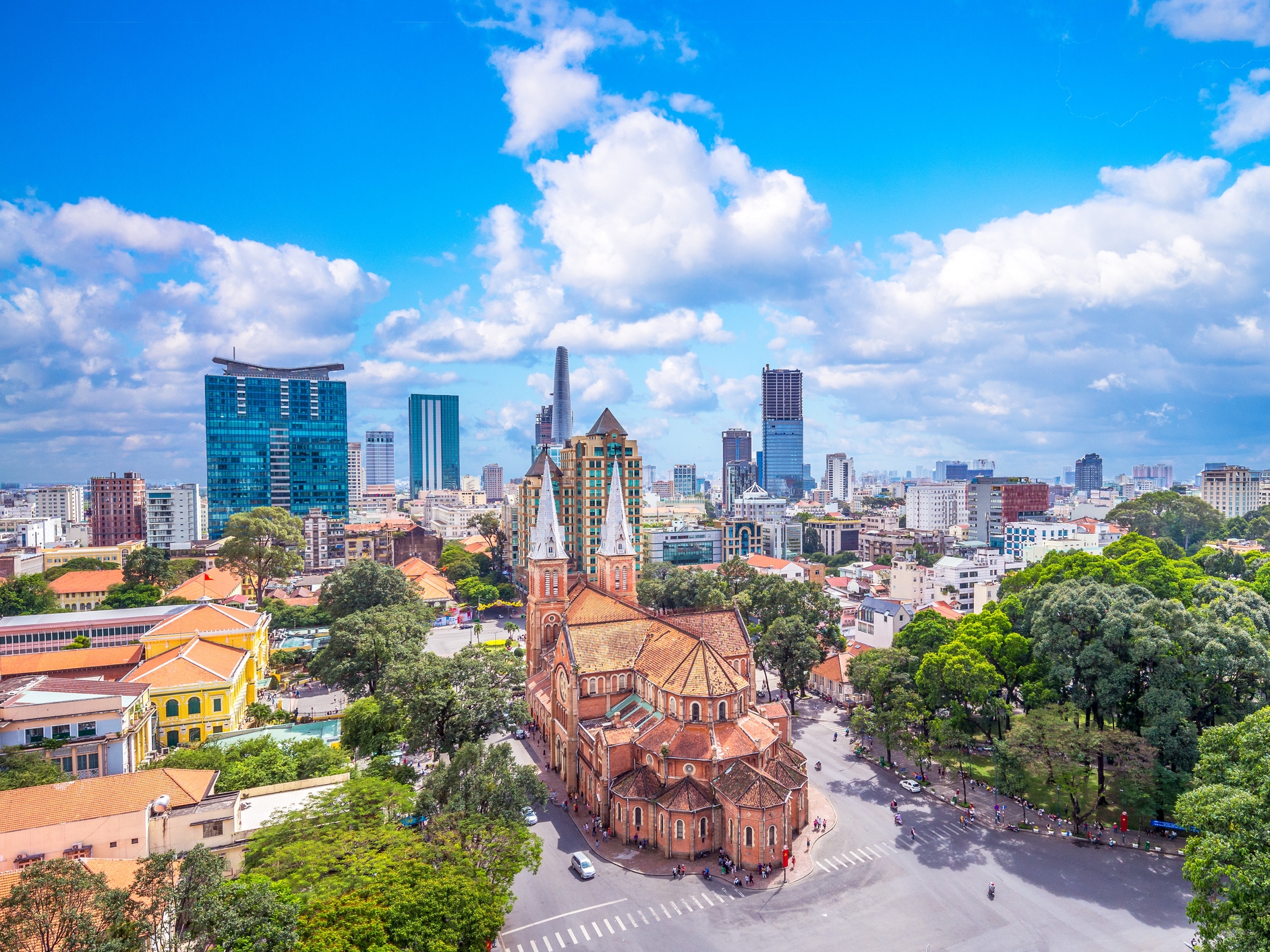 Ho Chi Minh Stadt Kathedrale Notre Dame