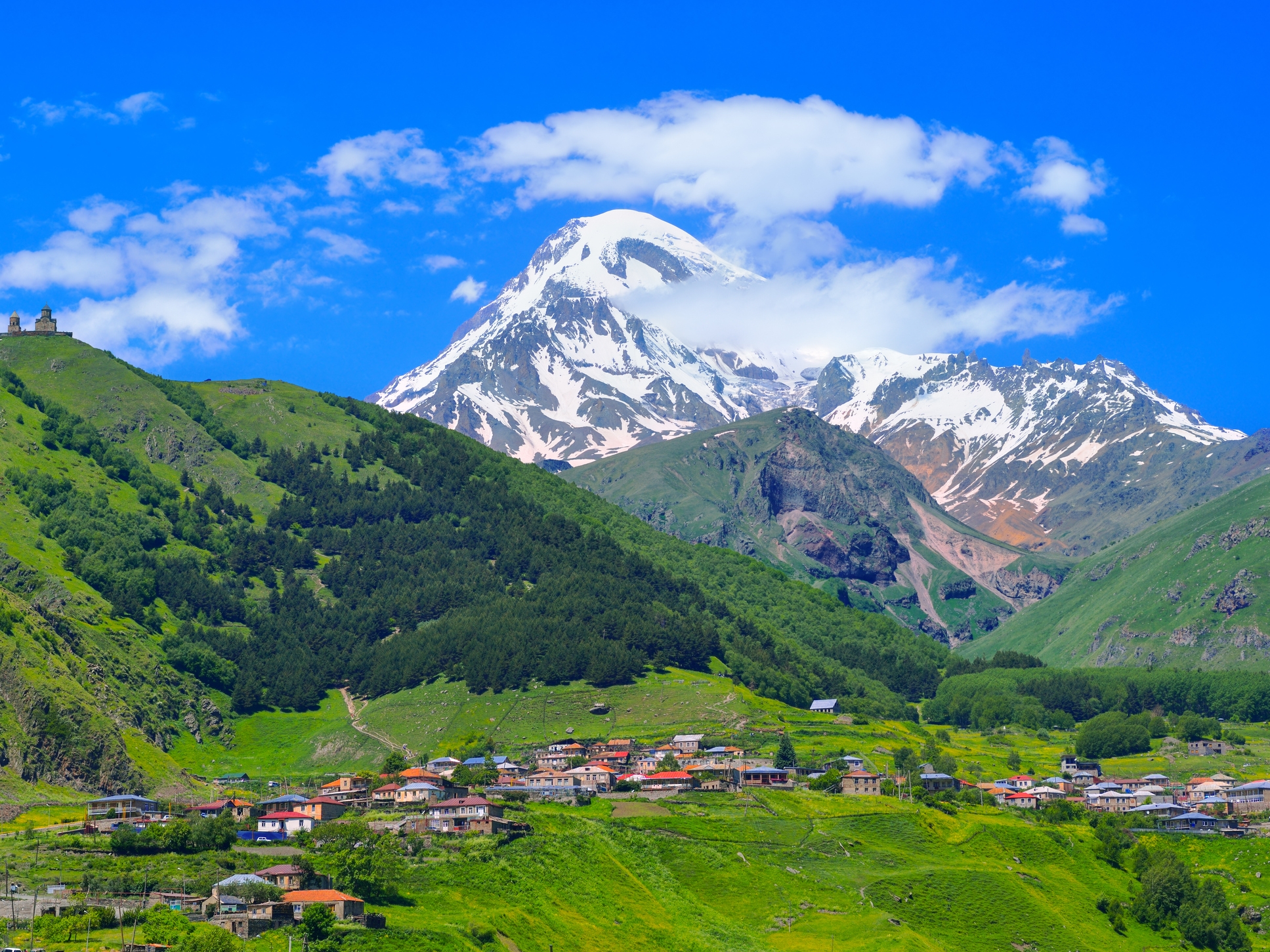 Kaukasus Mount Kazbek