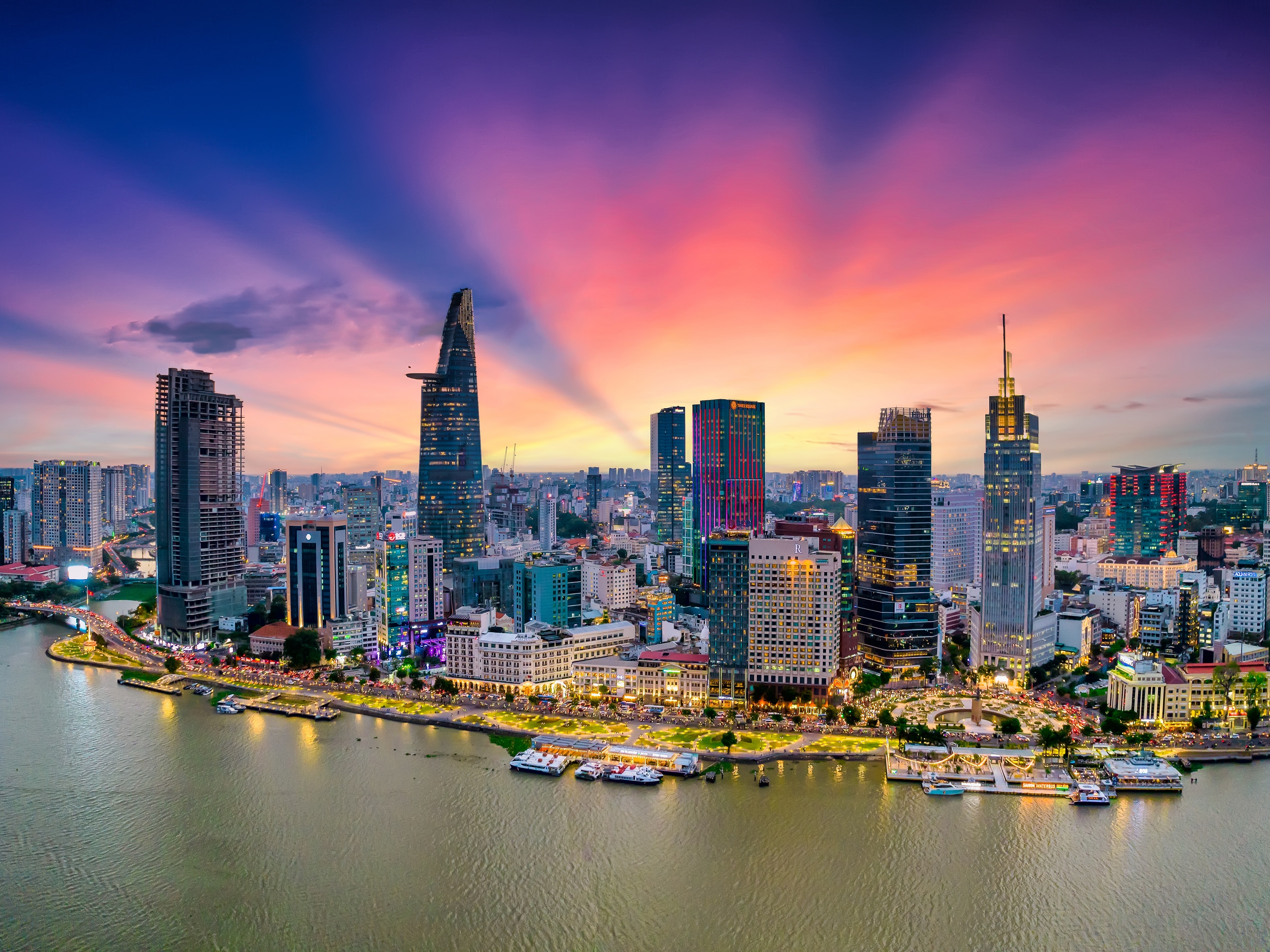 Ho Chi Minh Stadt Skyline