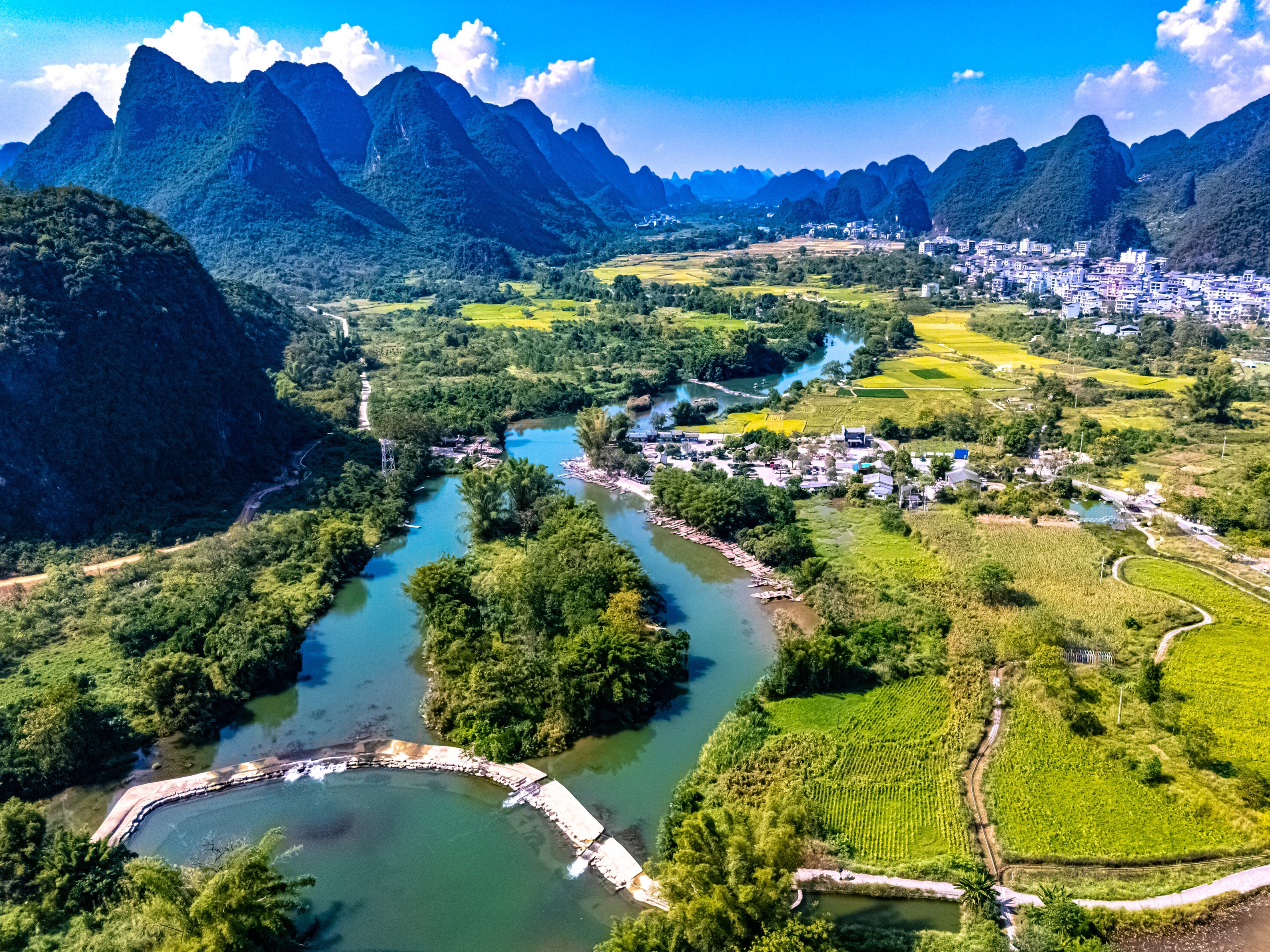 Yangshuo Yulong Fluss