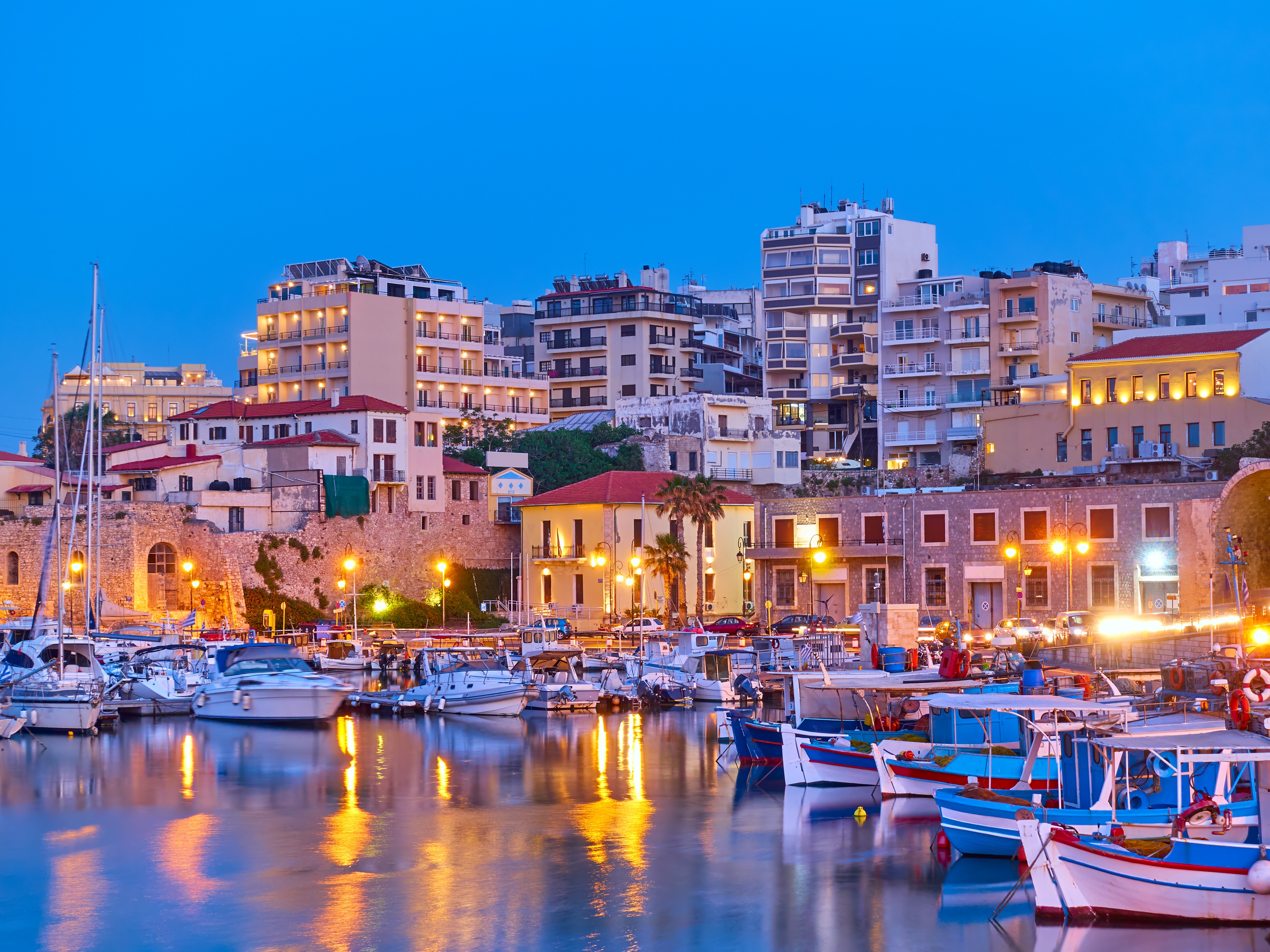 Insel Kreta Heraklion Hafen
