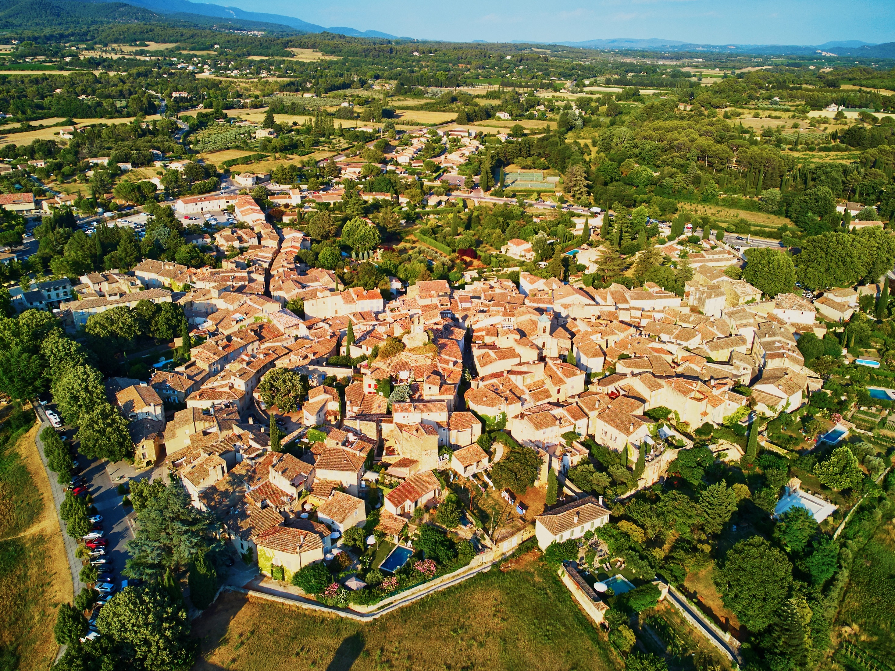Lourmarin Drohnenbild