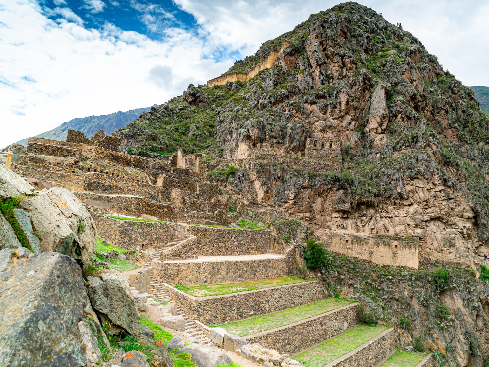 Ollantaytambo Ruinen
