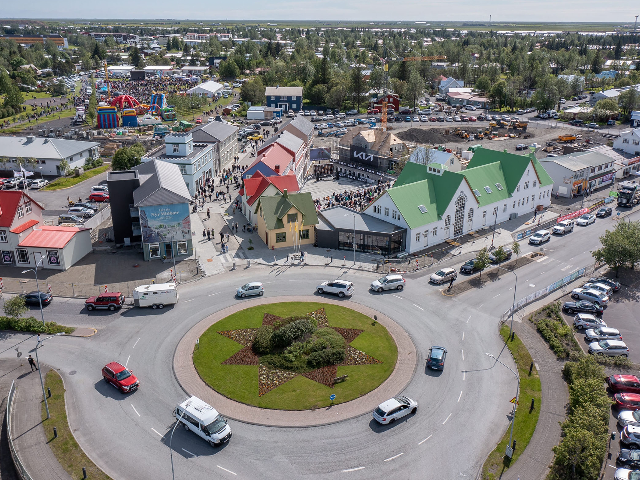 Selfoss Stadtzentrum