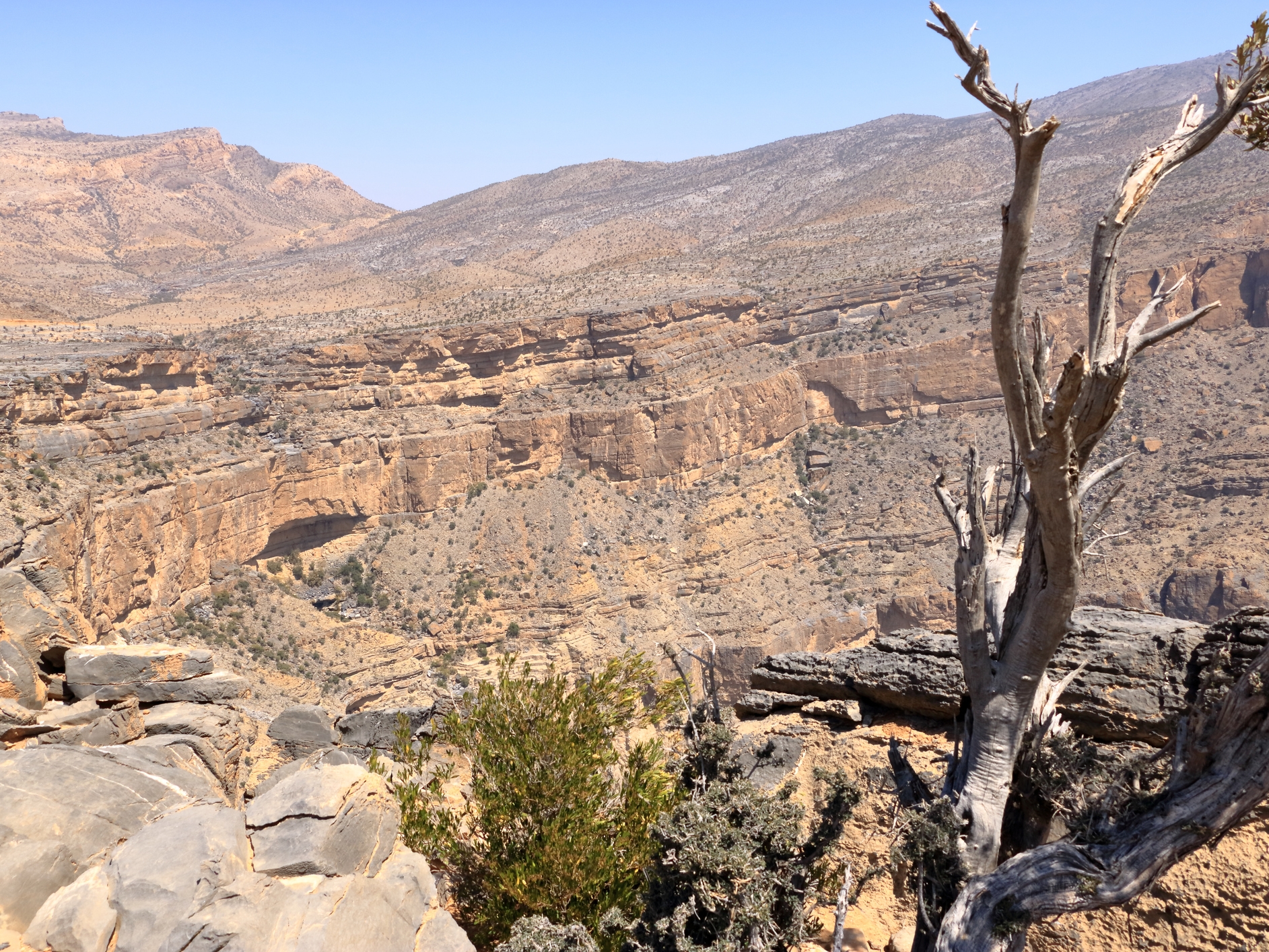 Jabal Akhdar Gipfel Jebel Shams