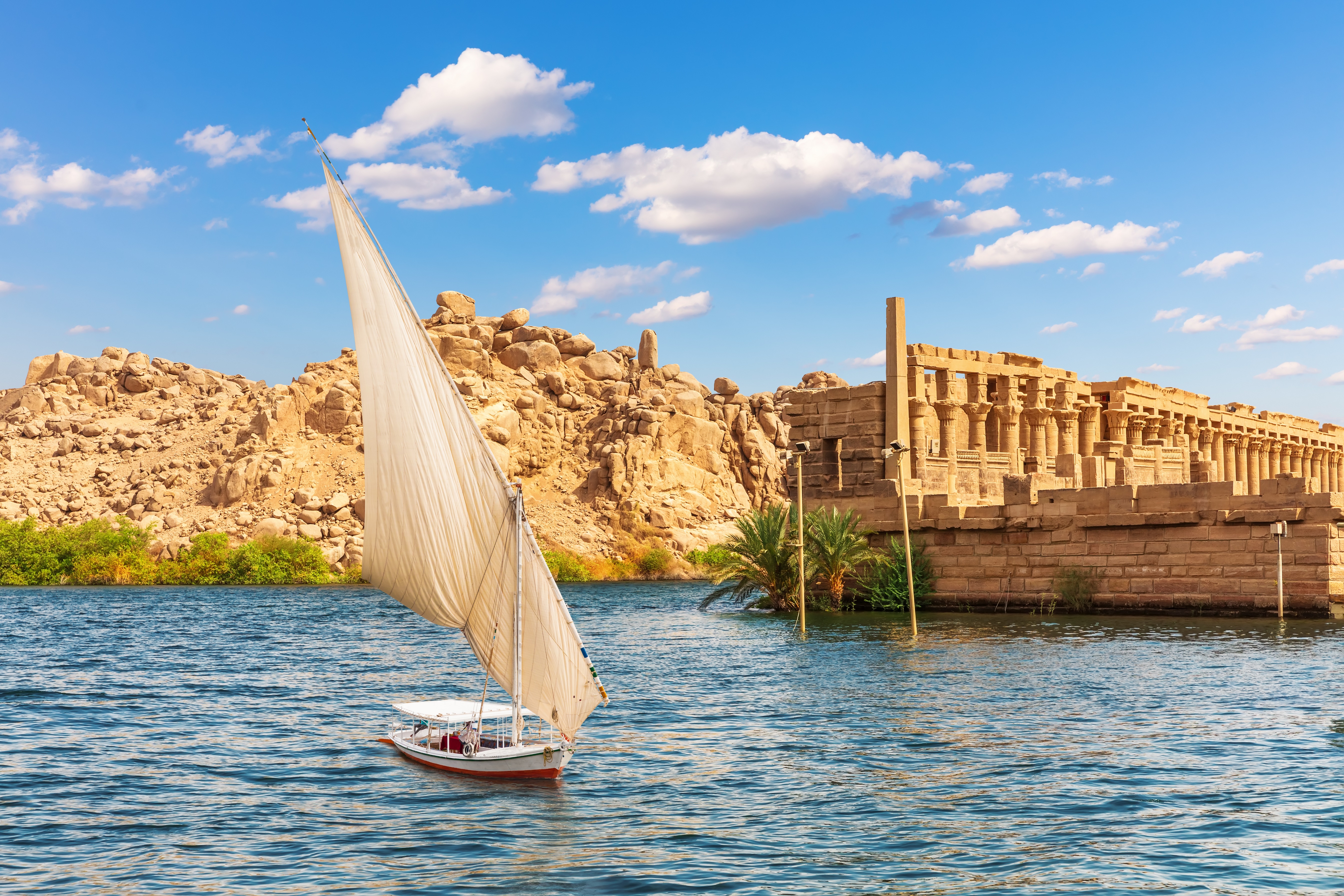 Assuan Insel Agilikia Philae Tempel